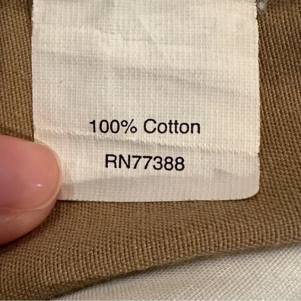 J. Crew Straight Leg Flat Front Khaki Chino Pants Casual Men’s 33 x 32